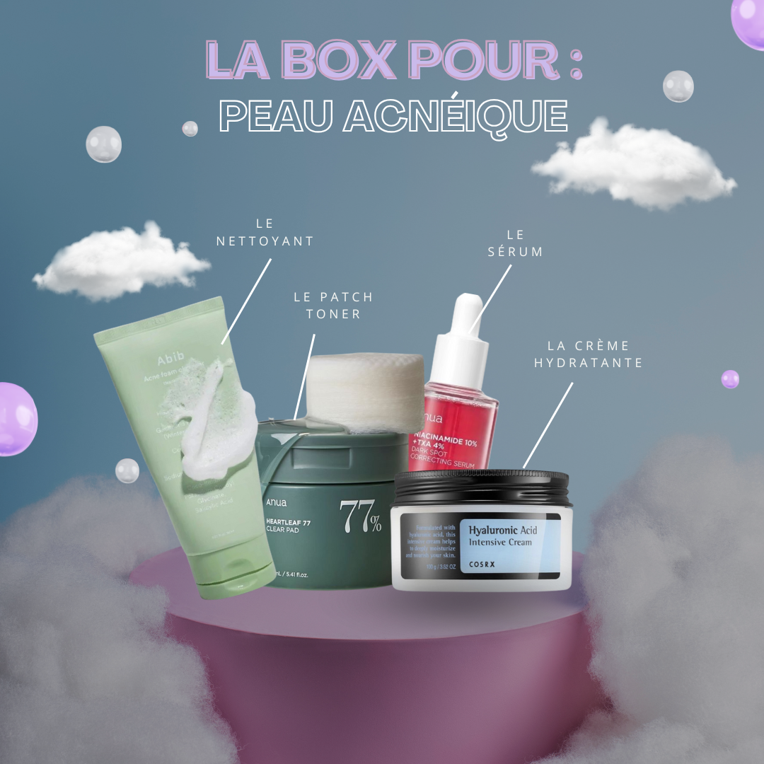 BOX POUR PEAU ACNEIQUE