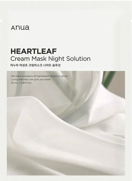 Heartleaf Cream Mask Night Solution Anua